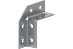 Соединитель УМС угловой усиленный 90° 8 отверстия SUU-8-90 сталь 3 ГОСТ 380-2005 1 шт