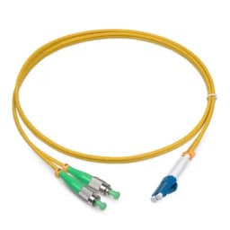 Шнур оптический duplex LC/APC-FC/UPC 9/125 sm 2м LSZH Cabeus FOP(d)-9-LC/APC-FC/UPC-2m