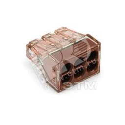 Клемма шестипроводная 1.5-4мм.кв одножильная