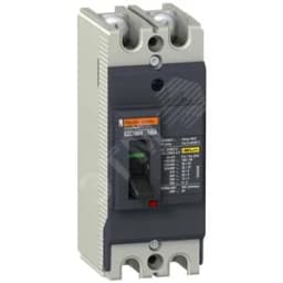 Выключатель автоматический двухполюсный EZC100 30 KA/380В 2Т 75 A