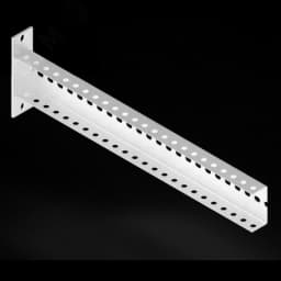 Консоль 85х40 основание 600 облегченная П-образная