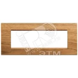 LivingLight Рамка прямоугольная 7 постов Европейский орех