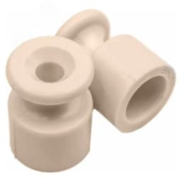 Изолятор для наружного монтажа RF, пластик песочное золото (10 шт/уп)