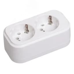 Колодка K02 2 места 2P+PE 16A CLASSIC