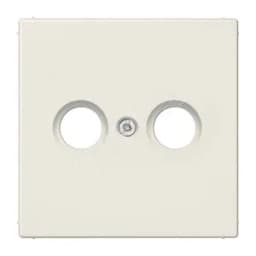 Накладка для телевизионной розетки (TV-FM)  Серия LS990  Материал- термопласт  Цвет- слоновая кость