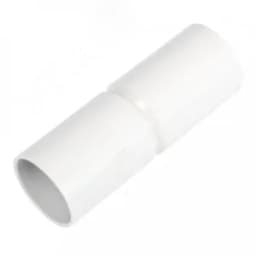 Патрубок-муфта белая д25 (40шт/480шт уп/кор)