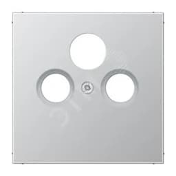 Накладка для телевизионной розетки (SAT-TV-FM) Серия LS990 Материал- металл Цвет- алюминий JUNG
