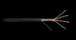 Кабель внешний уличный U/UTP EC-UU004-5E-PE-BK-1 4 пары, Cat.5e (Класс D), 100МГц, BC (чистая медь), бухта 100м NetLan