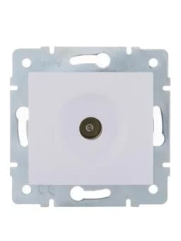 Розетка телевизионная оконечная TV СП Karina механизм бел. LEZARD 707-0288-130