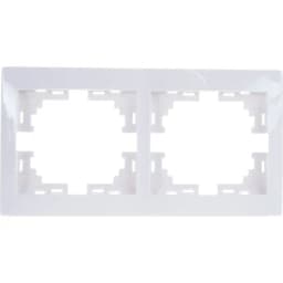 Рамка 2-м Mira горизонт. бел. LEZARD 701-0200-147