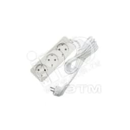 Удлинитель бытовой ТМ Союз 2200 Вт с заземлением 3 гнезда ПВС 7м