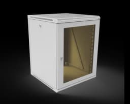 Шкаф телекоммуникационный настенный разборный МИКсистем 19" Keys 15U 600*600 дверь стекло