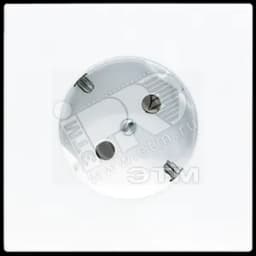 Розетка штепсельная SCHUKO 16A 250V с поворотом на 45 гр. белая LS520-45WW JUNG