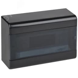 Тусо.Щиток о/п на 12 мод. с двер. 280х190х93мм (черный)