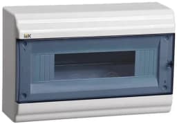 PRIME Корпус пластиковый ЩРН-П-12 белый IP41 IEK (10 шт/уп) (MKP82-N-12-41-10)