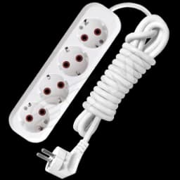 Удлинитель бытовой 4х3м с заземлением 10А У10-555 555-03 Универсал