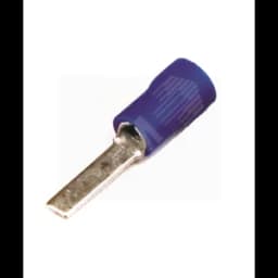 Наконечник штыревой плоский НШпИ 2.5-17 синий QUADRO (100шт) с изолированным фланцем DKC