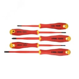 Набор диэлектрических отверток Ergonic E-SLIM SL/PZ, 5шт
