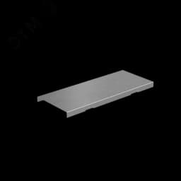 Крышка Т-отвода вертикального вниз 50х50 мм ПЛЮС INOX304 КМ-профиль