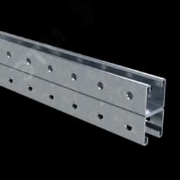 Профиль С-образный двойной 41х41 L=1600 толщина 2.5мм горячеоцинкованный