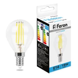 Лампа светодиодная Feron LB515 Шарик E14 15W 6400K 38251
