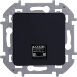 INSPIRIA розетка информационная RJ 45  категория 5e  UTP антрацит