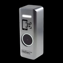 Считыватель QR/штрих-кода накладной QR-X-4 (12В, Wiegand 26…66, Touch Memory, RS-485, подсветка кода, серебро)