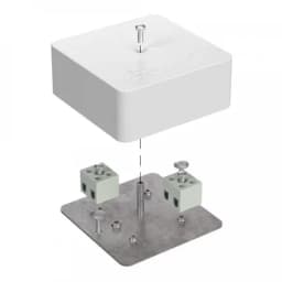 Коробка огнестойкая 40-0450-FR2.5-4 Е15-Е120 RAL9003 75х75х30