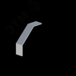 Крышка лотка монтажного углового 90 вниз ЛР90Н.100.15.356.1,2.1