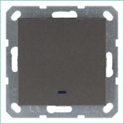 Выключатель 1-кл. 10А IP20 с подсветкой механизм мокко Jasmart G3011NZ