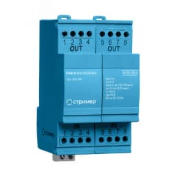 УЗИП (Устройство защиты от импульсных перенапряжений) для информационных систем во взрывозащищённом исполнении РИФ-И 5/2/10 (8)-Exi СТРИМЕР