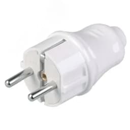 Евровилка прямая белая 16А