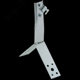 Держатель проводника круглого 6-10мм винтовой для конька h=100мм оцинкованная сталь IEK