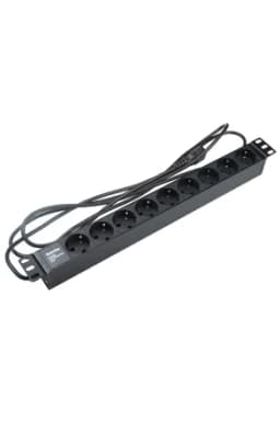 Блок розеток Hyperline SHE19-9SH-2.5IEC