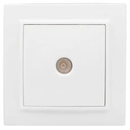 Минск Розетка TV 1-местная СП бел. 75Ом 5-862МГц EKF Basic