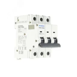 Автоматический выключатель HGD63-M 3PMCS0000C 00006 3 полюса, 6А, ток к.з. 6kA, хар-ка C (STANDARD)
