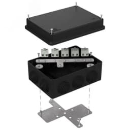 Коробка огнестойкая для кабель-канала 40-0460-FR10.0-4 Е15-Е120 RAL1001 85х85х45 (44 шт/кор)