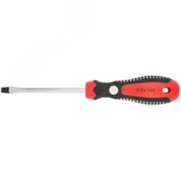 Отвертка "Тренд", CrV сталь, прорезиненная ручка 6х100 мм SL FIT