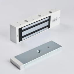 Электромагнитный замок (сила удержания 500 кг), с двумя встроенными датчиками, цвет белый, RAL9016(белый) RL-EM500-LSW R-Lock