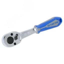 Трещотка 1/4", 140 мм, 24 зубца, флажковая, фиксатор