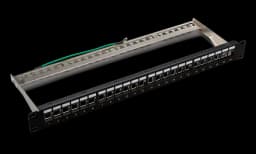 Модульная патч-панель Suprlan для Keystone Jack 19", под 24 модуля, FTP, 1U