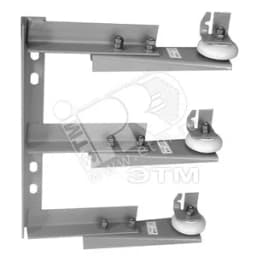 Кронштейн троллейный К44М У1, окрашенный, тролеедержатель К269М У1 - 3 шт.