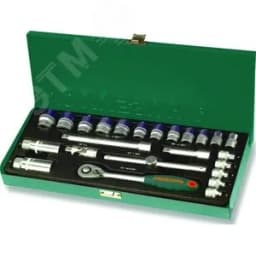 Набор головок торцевых 3/8"DR, 6-22 мм, 25 предметов