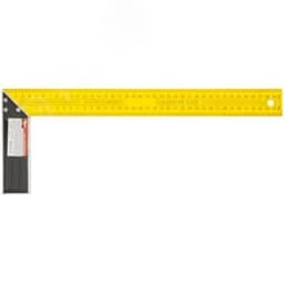 Угольник столярный желтый 400 мм