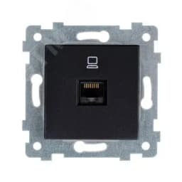 Аксиома Механизм розетки низковольтной ПК скрытой установки РК1-458 Оникс 151002 Кунцево