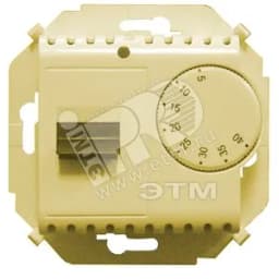 15 Регулятор для теплого пола с зондом 16А 230В 3600Вт 5-40 гр. IP20 слоновая кость