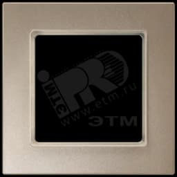 Рамка 1-я для горизонтальной/вертикальной установки Серия- ACreation Материал- дуропласт Цвет- шампань