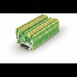 Клемма ТР 1-1 земля, сечение 6 мм. кв., желто-зеленая