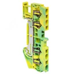 Колодка клеммная пружинная JXB-ST-2.5 4 вывода земля PROxima