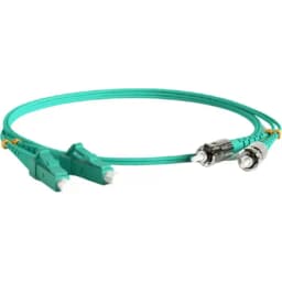 Патч-корд волоконно-оптический (шнур) Hyperline FC-D2-503-LC/PR-ST/PR-H-2M-LSZH-AQ